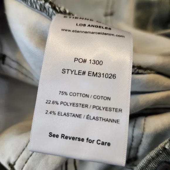 NWT Etienne Marcel Camo Red Zipper Skinny Jeans Sz 28 - Picture 10 of 11